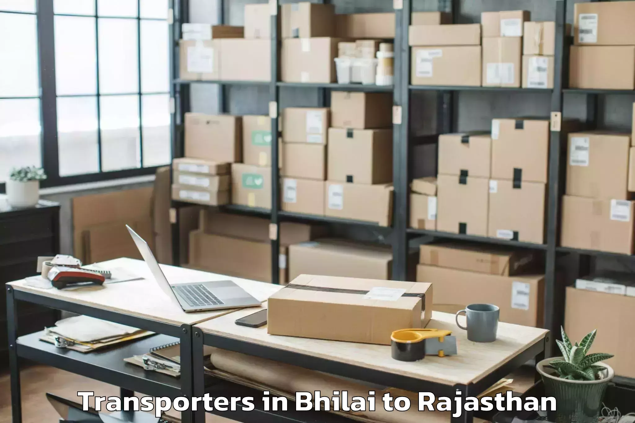 Top Bhilai to Jagannath University Jaipur Transporters Available